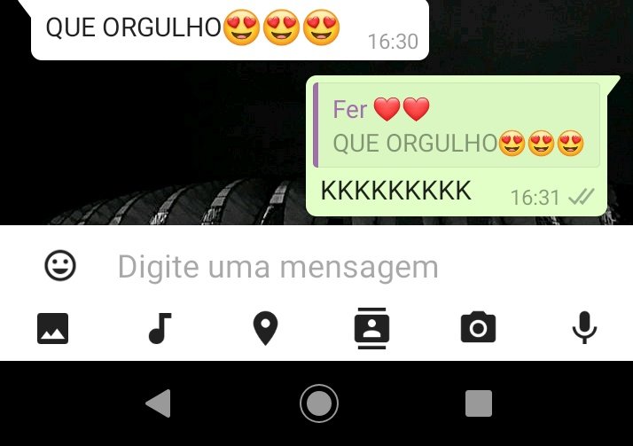 BKOLORADO's tweet photo. Orgulhei a @FerABonfante. Ganhei meu dia, família https://t.co/0EsqbZHWAr