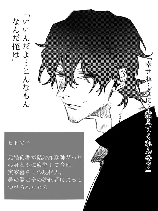 @syunrai_TL 
結局寝れなくてキャラを練るやつ
#春雷_キャラ練り 