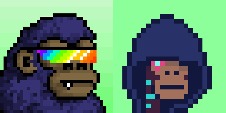 0xDeka's tweet image. So happy to get my definitive CyberKong, it even looks a lot like me! 🦧🤣

@CyberKongz is my favorite NFT project and the best community that exists, they have always been an inspiration for my projects, which they have supported a lot. #NFTs #CyberKongz #DystoPunks 🚀🔥

!ooh