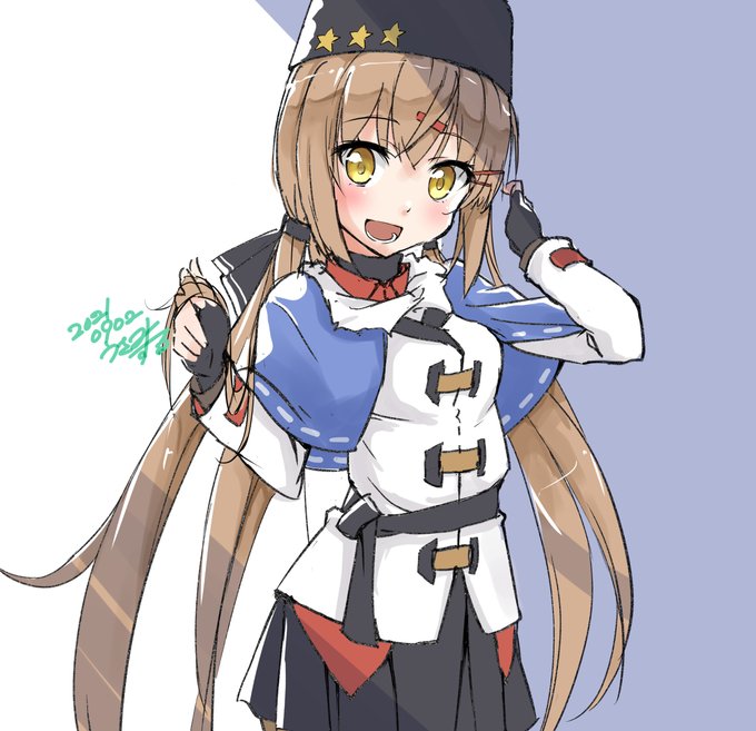 #艦これ版深夜の真剣お絵描き60分一本勝負
#艦これ版真剣お絵描き60分一本勝負_20210902
#タシュケント
「よろしくお願いするね」 