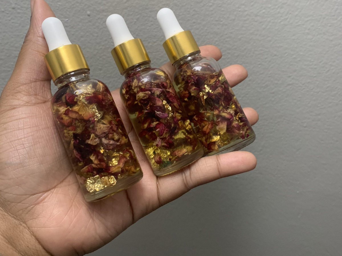 Rose Infused Face Oil With 24K Gold #shopsmallbusiness #shoplocal #shopsmall #supportsmallbusiness #smallbusiness #handmade #fashion #supportlocal #shop #shoponline #etsyshop #etsy #shopping #smallbusinessowner #onlineshopping #etsyseller #boutiqueshopping #homedecor #etsysell...