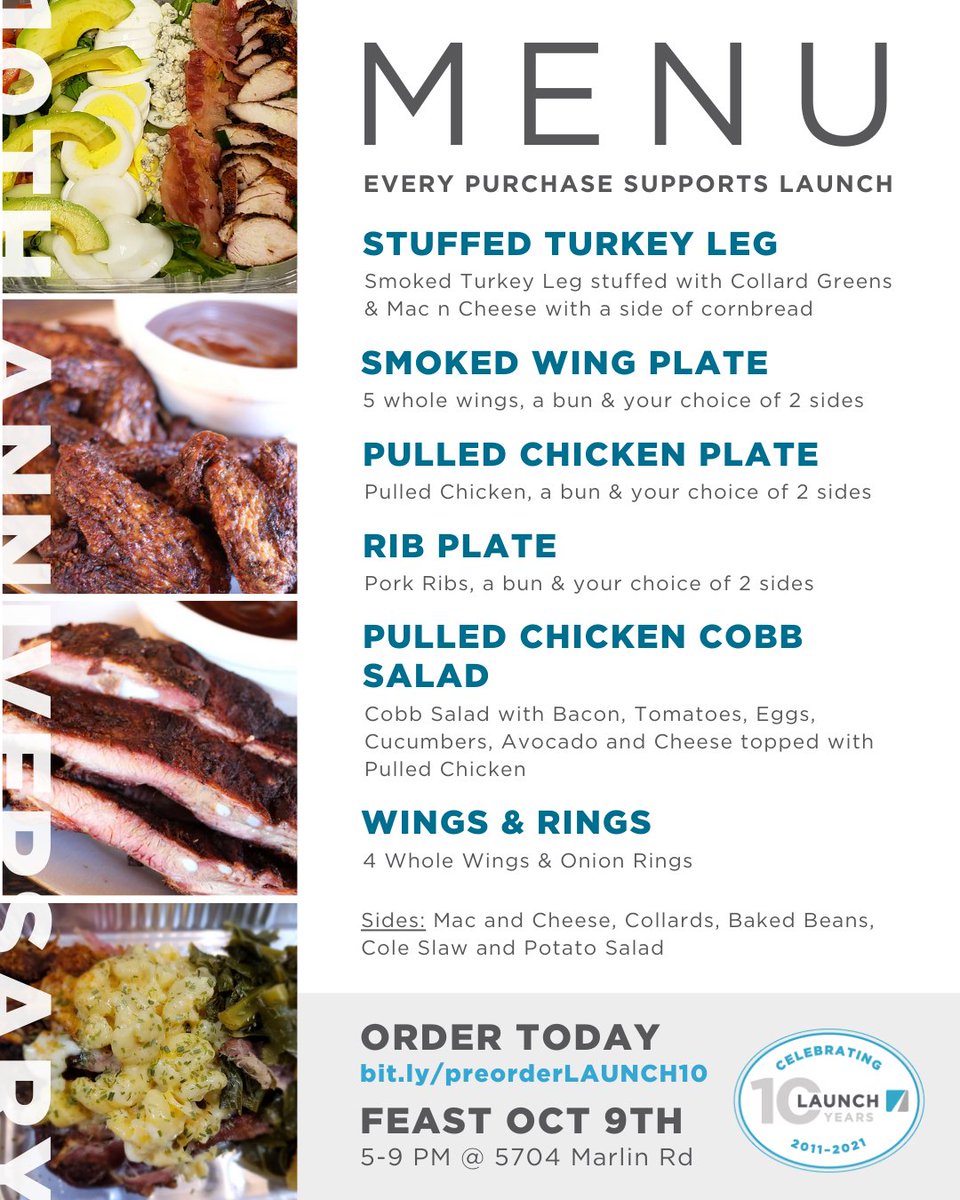 LAUNCHchatt's tweet photo. The Menu for 10th Anniversary Celebration on Oct 9th is Fire🔥 - https://t.co/pdAhL4W8ot https://t.co/6mjagQgGEq