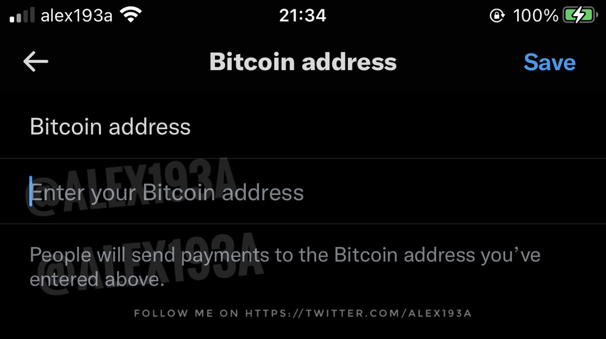 alex193a's tweet photo. #Twitter is working to allow you to add your #Bitcoin and #Ethereum address to your profile to receive tips via the Tip Jar feature 👀

ℹ️ It is not necessary to link a Strike account to add them to your profile. https://t.co/xT9Tg1vdzR