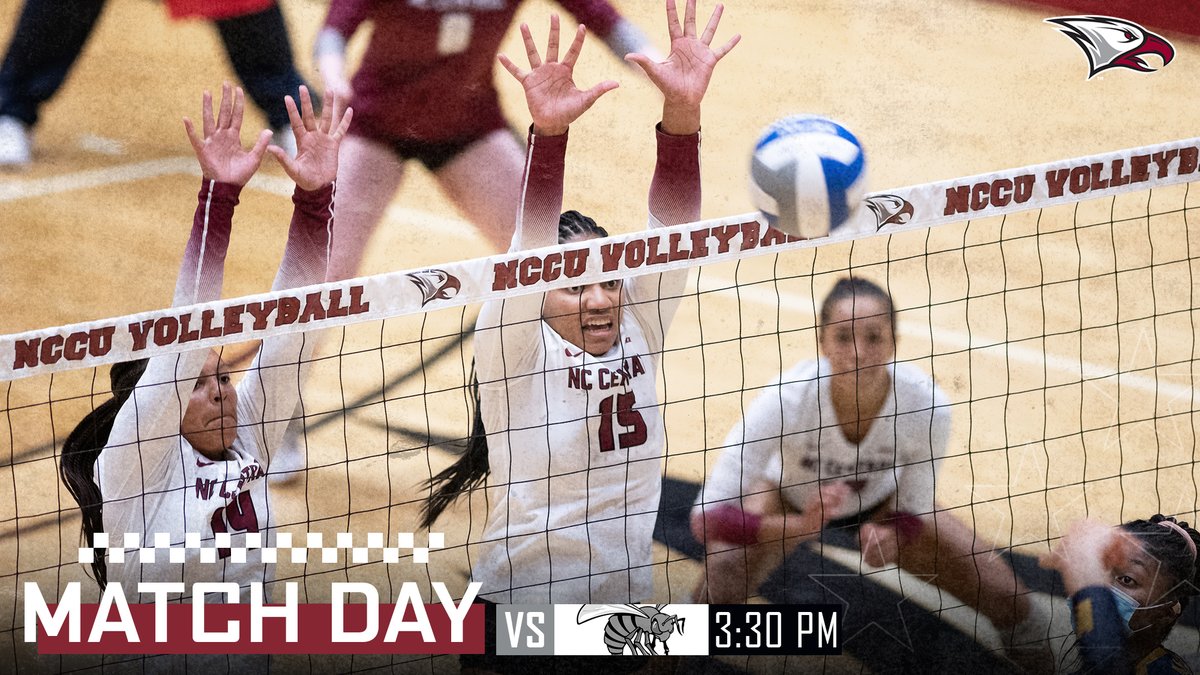 NCCU Athletics (@nccuathletics) on Twitter photo MATCH DAY! <a href="/NCCUVolleyball/">NCCU Volleyball</a> begins play at the Campbell Invite with a showdown against the Hornets of Alabama State University on Friday at 3:30 p.m. #EaglePride MATCH DAY! <a href="/NCCUVolleyball/">NCCU Volleyball</a> begins play at the Campbell Invite with a showdown against the Hornets of Alabama State University on Friday at 3:30 p.m. #EaglePride