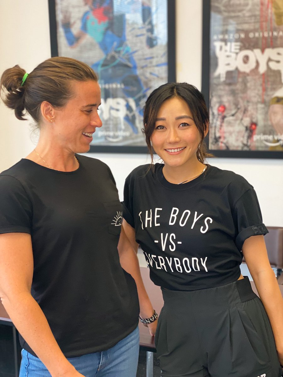 So much love for this person! The best feeling is when a working relationship turns into a great friendship. So many chats, laughter, and coffee. I’m incredibly proud of her, and I have so much admiration for her hard work and talent. Love you! @karenfukuhara 💙  #TheBoysTV