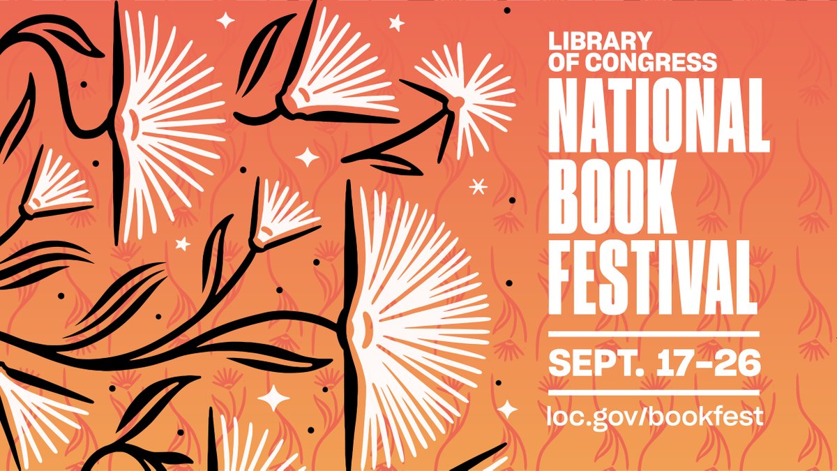 In just TWO WEEKS (and a day): Get ready for the 2021 Library of Congress National Book Festival &amp; create your own experience by engaging in author talks, the PBS special, listening to NPR podcasts &amp; more,  Sept. 17-26. Complete info &amp; schedule: loc.gov/bookfest/