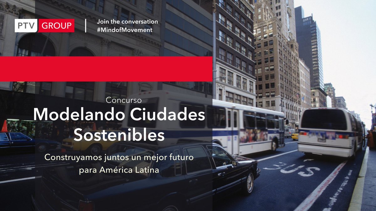PTV_AL's tweet photo. ¿Eres estudiante o académico?  No te pierdas la oportunidad de participar en nuestro concurso de "Modelando ciudades sostenibles". Es tu oportunidad de innovar y crear una calle completa para cualquier ciudad de América Latina. 
Inscripciones abiertas 👉 https://t.co/EuTa090phX https://t.co/tfCzaE2zAz