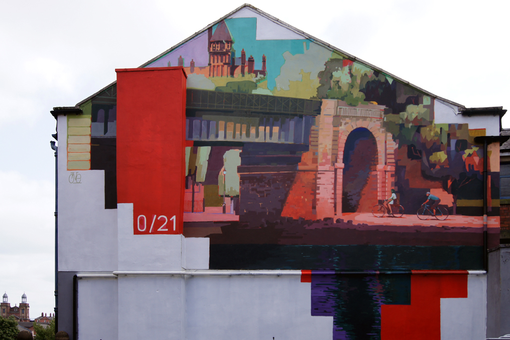 bernieblac's tweet photo. In my not so humble opinion, it’s what gable ends were made for…. the more murals the better as far as I’m concerned! : ) https://t.co/dZ2DeB9Qzo
