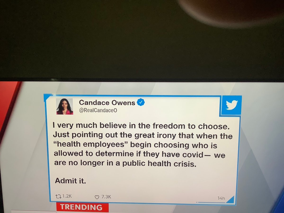 SaveOurSharks5's tweet photo. Can you believe this shit…they wont test her because of her political beliefs! These companies, governments are gonna be in court rooms across this  Country for decades for violating a persons BILL OF RIGHTS! #CandaceOwens@realCandaceO are you sure it wasn’t racially motivated? https://t.co/HcgosidAgN