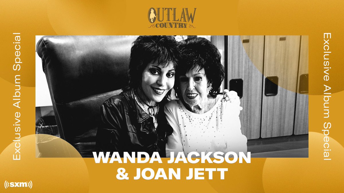 I’ll be on @SXMOutlaw with @JoanJett for an “Encore” album special exclusively on @SiriusXM Check it out here: siriusxm.us/Encore 

Air dates:
Friday 9/3 - 8pm ET
Saturday 9/4 - 8am &amp; 5pm ET
Sunday 9/5 - 12pm &amp; 9pm ET
Labor Day 9/6 - 1pm &amp; 10pm ET

#wandajackson #joanjett