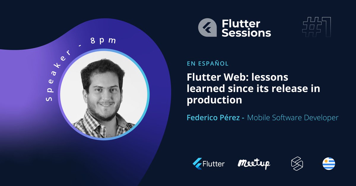 flutter_uruguay's tweet image. Thinking about converting a Flutter Mobile App into a Web? 👀
During #fluttersessions Federico Perez, Software Developer, is going to share his experience working with several Flutter Web Projects!

👉 Register here: bit.ly/3z22vHj

#flutteruruguay #fluttercommunity