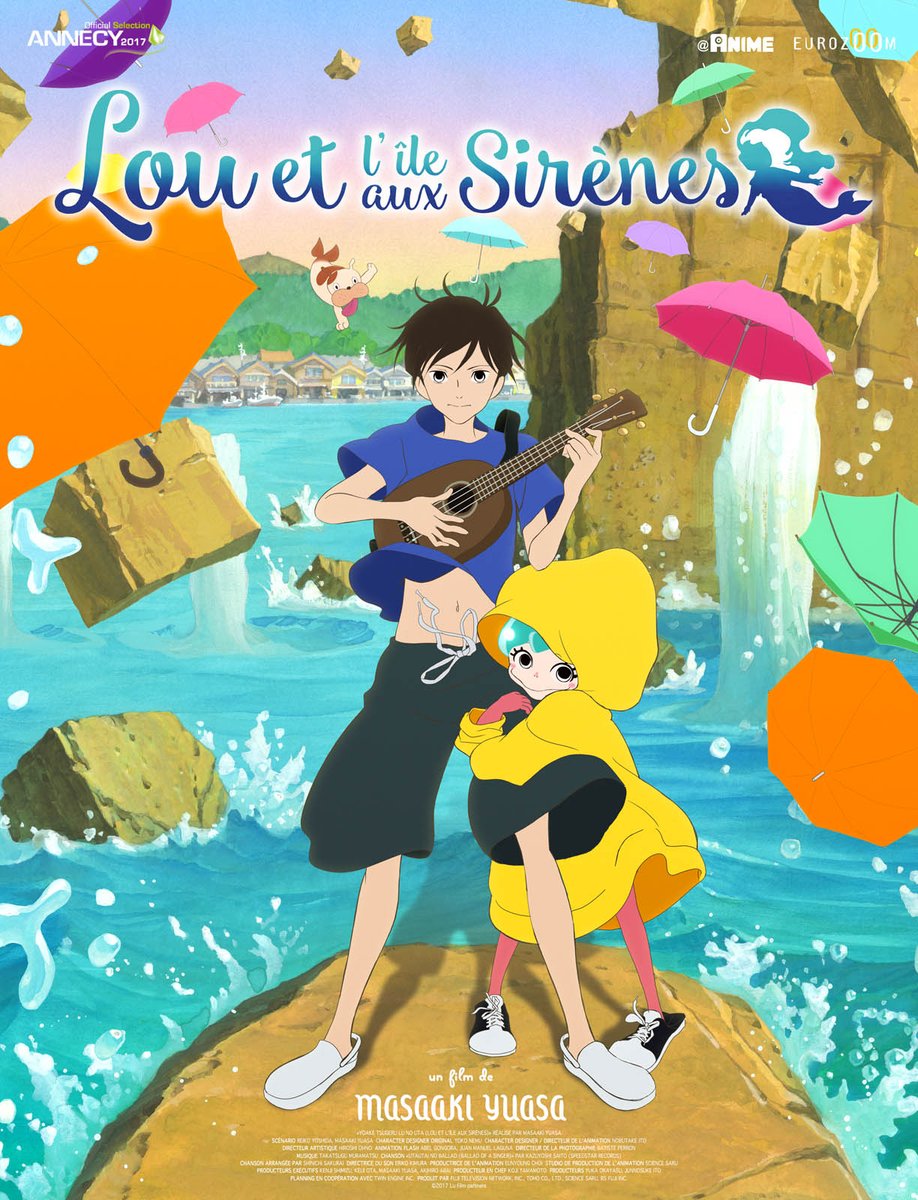 ribinguinku's tweet photo. Lou et l'île aux sirènes (Masaaki Yuasa - 2017)
On poursuit la filmo de Yuasa, et on se raproche ici des vagues qui nous attendent dans Ride Your Wave. Quelques mots 😊 (1/8) https://t.co/s6E0yP0BUb