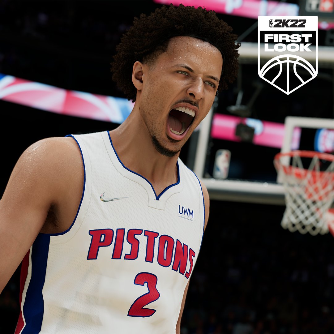 NBA2K's tweet photo. First Look at Cade Cunningham with his updated #NBA2K22 face scan 🔥

Who's ready to run with the #1 pick on #2KDay? https://t.co/pvEQ4fqJM4