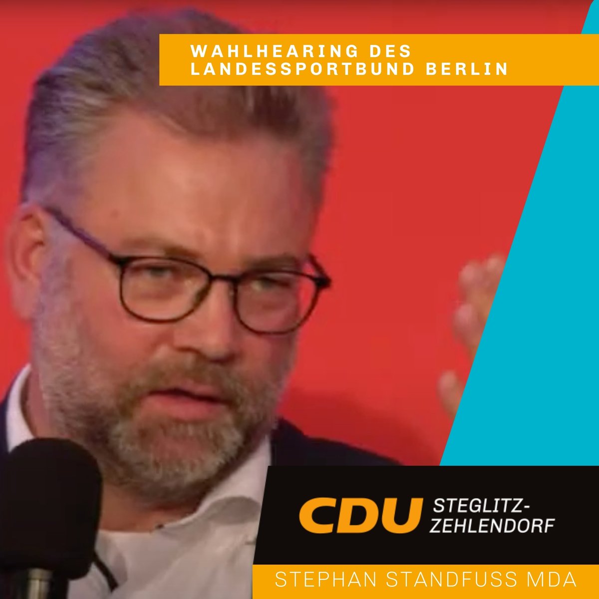 StandfuStephan's tweet photo. Ich war Heute beim Wahlhearing des LSB Berlin
Es wurde diskutiert wie wir den Sport in Berlin voranbringen wollen
Große Themen waren der Schulsport, das Ehrenamt und die Zukunft des Jahn-Sportparks.
https://t.co/usZGZyyowP
#Berlin #AGH21 #cduberlin #bereitfürmehr #lsbberlin https://t.co/BYUKzEHbiM