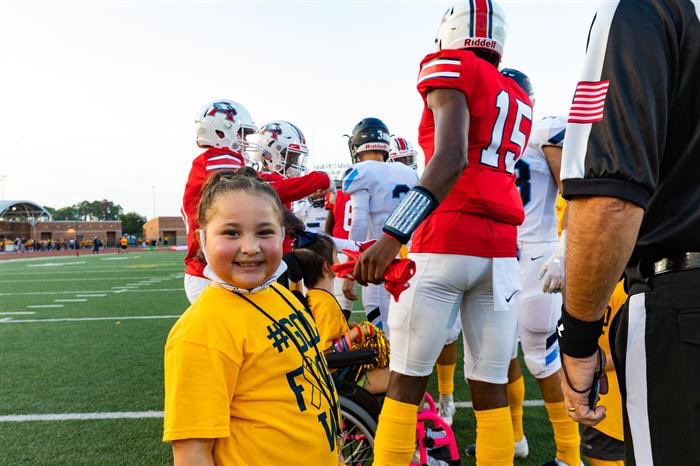 GFW WARRIOR SPOTLIGHT 💛 Meet Emilia! She was diagnosed with ALL(Acute Lymphoblastic Leukemia) in 2019. After two years of chemo, she had her final spinal tap last month and will be officially done with treatment THIS MONTH!! #goldfightwin #ChildhoodCancerAwarenessMonth