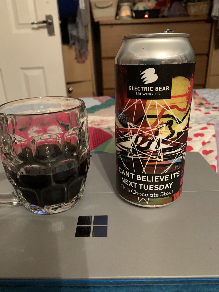Enjoying @ElectricBearUK stout