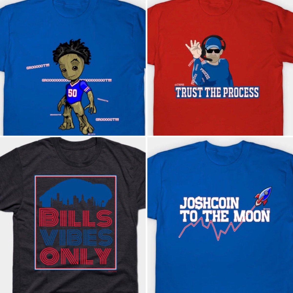 CTWpod's tweet photo. 🚨Bills Shirt Giveaway!!!🚨
To thank #BillsMafia for supporting our TeePublic Store, we are giving away a shirt of ANY design from TeePublic 

To enter:
1. RT this Tweet
2. LIKE it
3. Follow us

That’s it! Winner drawn Monday 9/6! Good luck! Go Bills!
https://t.co/5LbgzTqiMV https://t.co/aknWOYIcQY