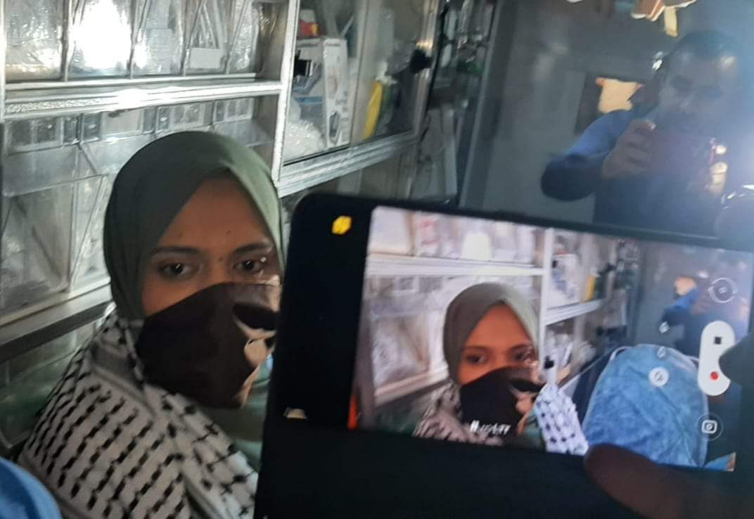 Sarah_orabi9's tweet photo. Finally, the pregnant Palestinian prisoner Anhar Al-Deek embraces freedom. 🥳
#FreePalestine https://t.co/1weMN3kjt9