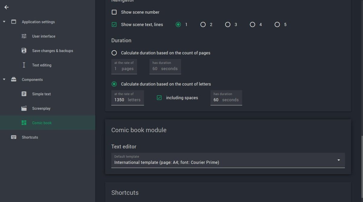 starcapp_'s tweet photo. #buildinpublic #comicswriting #app DAY 6
Hey guys!
As it been planned, today I updated the settings page of the application. Common text editing options were moved to the new subsection of the application settings. And comic book settings were introduced.
Moving on!
1/4 https://t.co/gRBzZAjNpA