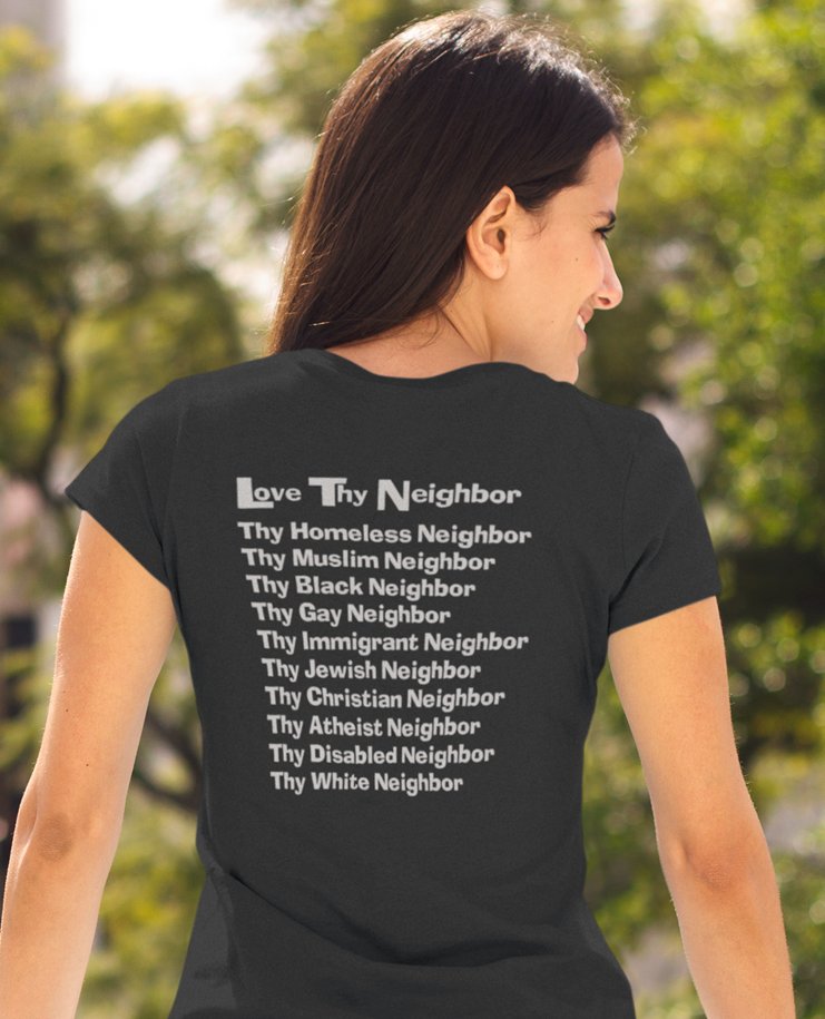 TheChristianLft's tweet photo. #TheChristianLeft Our Classic 'Love Thy Neighbor' Merch!
Clothing and other merch! Order yours here:
https://t.co/k680mln3Hi https://t.co/V9LQL0Mu6c
