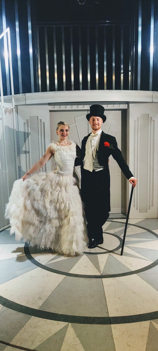 LewisMcBeann's tweet photo. Finally back on the QE performing in Top Hat the Musical after a year and a half of waiting!! https://t.co/0ur3xvpxtx