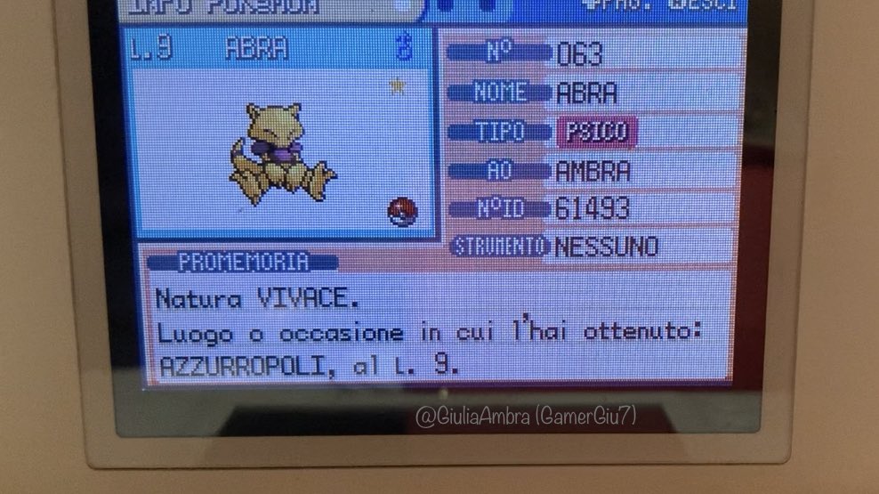 3] shiny abra in the fire red game corner! My shiny team is finally  complete. : r/ShinyPokemon