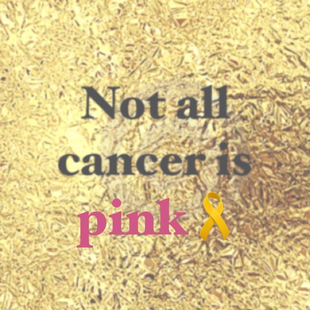 #ChildhoodCancer 
#Morethan4 
#gogold