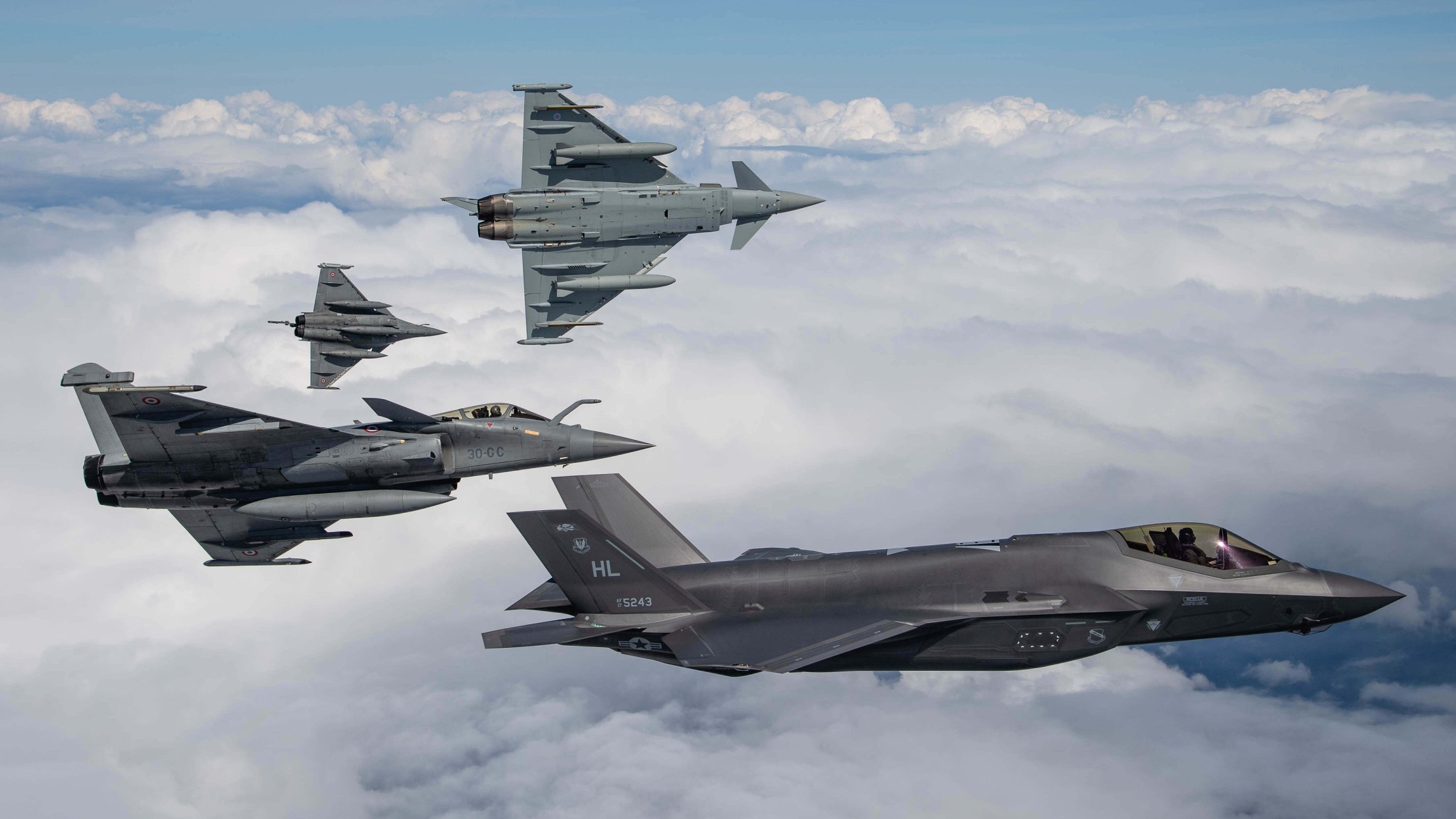 F-35, Rafale and Typhoon