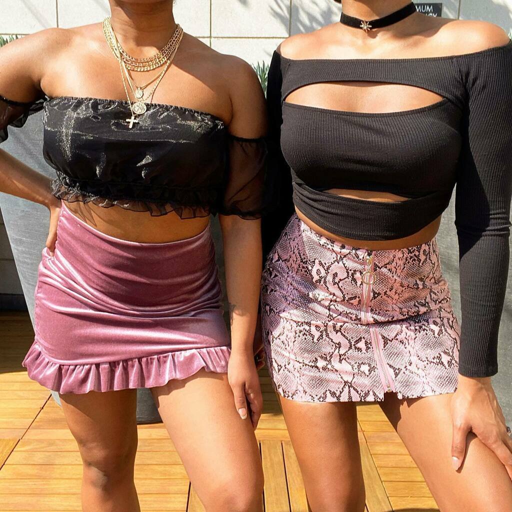 daretobechic's tweet photo. It’s Virgo Season babes! 💕♍️ 

We have something extra special for you in mind. We know you’re all about perfection, so celebrate your season in style with these chic fits! ✨😍🔥

Tap to shop🌸
- Isabella Off-the-Shoulder Puff Crop Top
- Glitz N Glam Velvet Party Skirt
- Sa… https://t.co/CN3EEyhj6Q