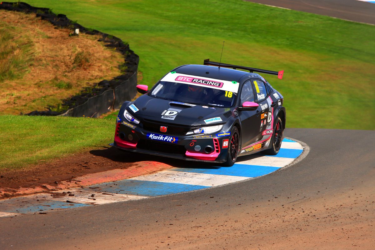 andrew_herny's tweet photo. @SennaProctor in the @btc_racing Honda Civic FK8 during a great day @BTCC @krcircuit traversing the big kerbs! @itvmotorsport @RAVENOLUK @DudmanGroup @Autoglym #BTCC #BTCracing #Proctor18 https://t.co/SbQJqKSet3