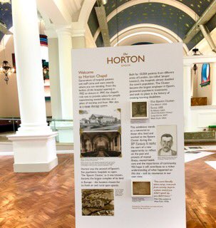 MariaReevesMe's tweet image. Great to see @TheHortonEpsom’s volunteer researchers this evening, who popped in to view progress installing the heritage exhibition.
