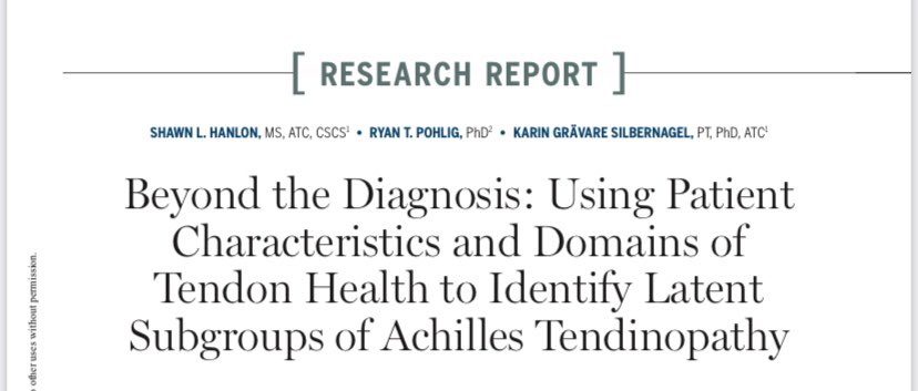 First single just dropped. Album (dissertation) debuts in 2022. 👍🏼
Thank you to <a href="/kgSilbernagel/">Dr. Karin G Silbernagel</a> and <a href="/bio_stats/">Ryan</a> for your mentorship!  jospt.org/doi/10.2519/jo…