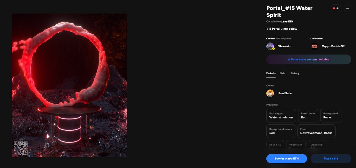 Elizarevfx's tweet photo. Portal_#15 Water Spirit Listed for 0.899 ETH by @HanzBlade  on the secondary market! Let's smash the secondary sales #cryptoportals fam!🥷✨⚡️
https://t.co/XgzaLPOijx
#nft #nfts #NFTCommunity #NFTcollectibles #nftart #cryptoart #crypto #eth #NFTdrop https://t.co/PjAyXY4nDx