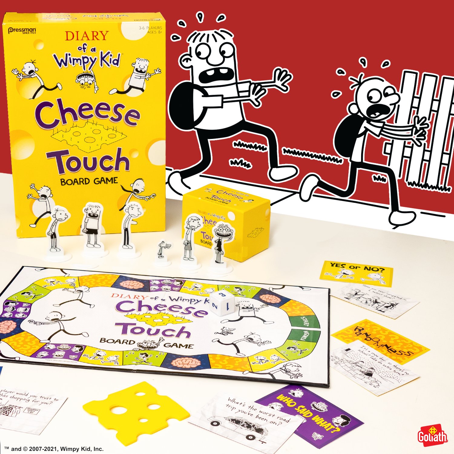 Diary of a Wimpy Kid Cheese Touch Board Game