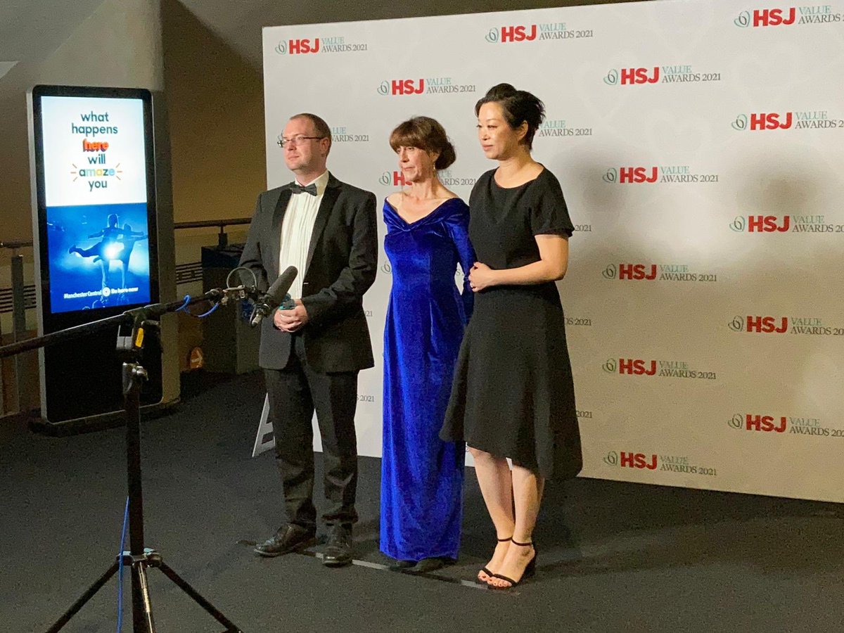 DanielMonnery's tweet photo. We won!! @CCCNHS @improvingvalue @NHSEngland @JillLock14 @bermandr2 @NathWales @Clin_Q @nvijeratnam @HSJ_Awards https://t.co/aYlTSL5FFL