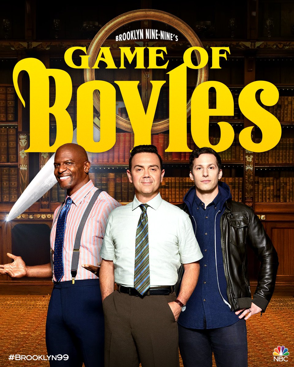 brooklyn99's tweet photo. BIG NEWS: Tonight's episode of #Brooklyn99 features a potential murder in the Boyle family and Charles Boyle (@JoeLoTruglio) is at the center of it. https://t.co/7LoH56sImz
