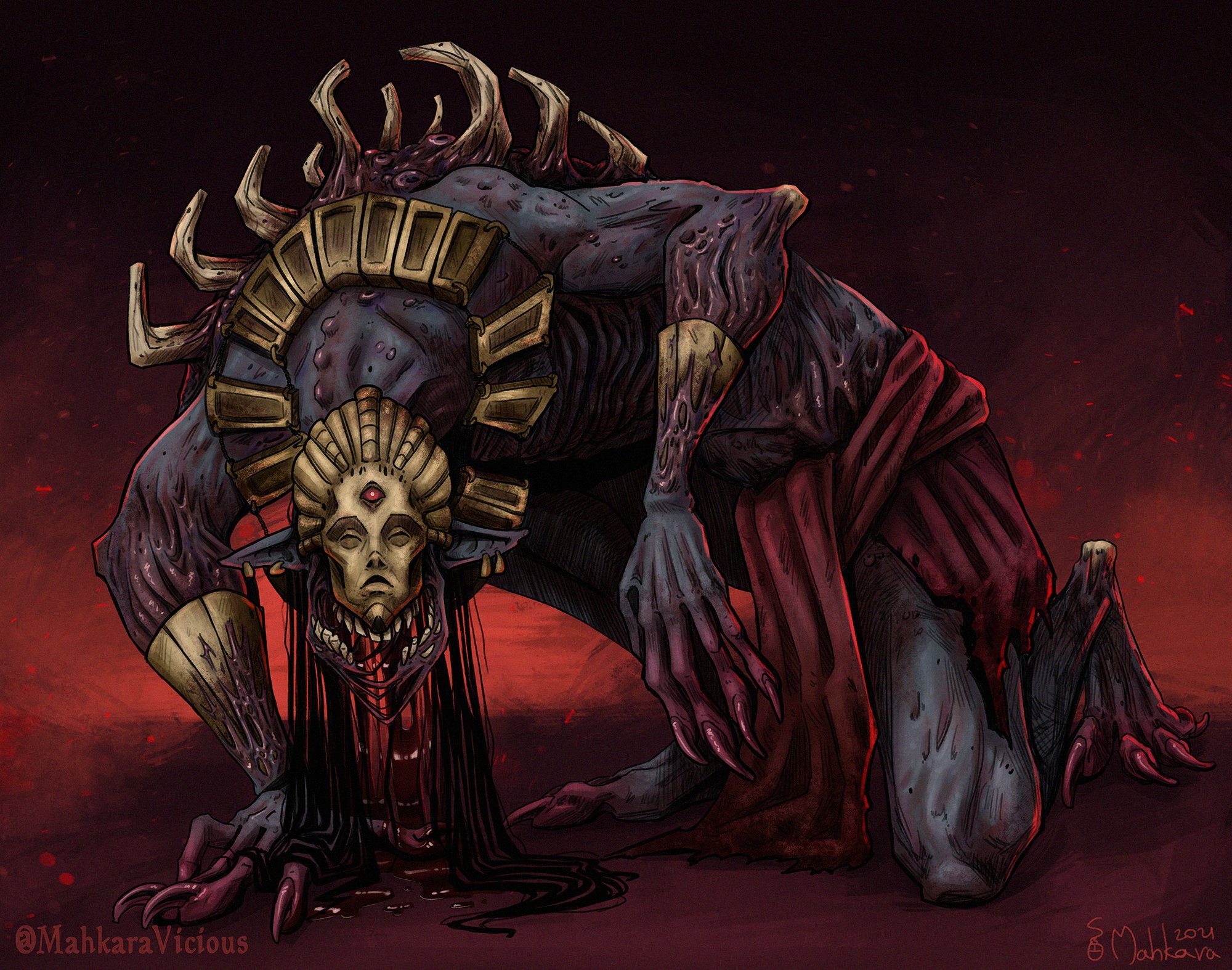 I was thinking about ultimate corprus form for Dagoth Ur And there he is. 