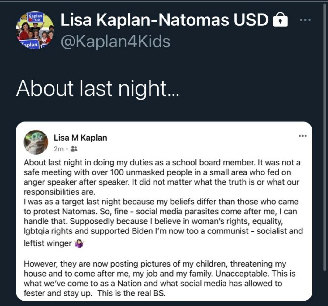 Saved4Eternity's tweet photo. #natomasUSD #ProjectVeritas LISA- While I do absolutely think your children &amp; family should be off limits- the outrage &amp; back lash you received last night was DUE TO YOU playing with your phone, rolling your eyes, &amp; repeatedly checking your watch- not because of your beliefs. https://t.co/LhqdyRljUJ
