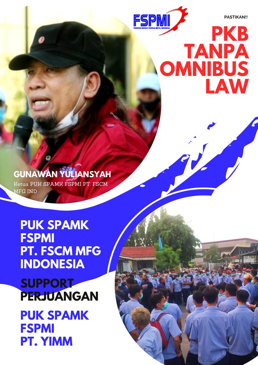 puk_fscm's tweet photo. Kalian tidak sendiri ... @SaktiawanAmin @pukptyimm_99 @Slay1305 @FSPMI_KSPI @officialMKRI https://t.co/bi3pUvXVXa