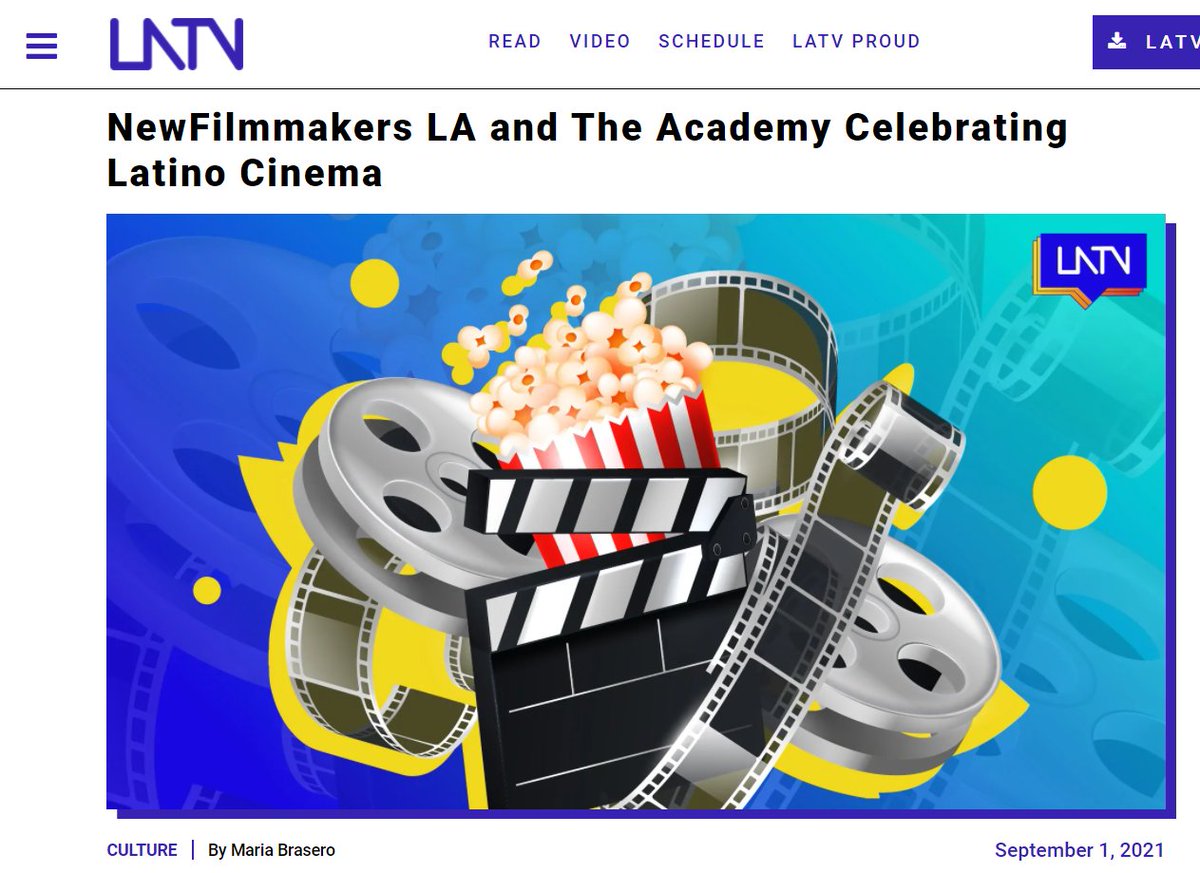 Thank you to @LATVNetwork and Maria Brasero for this article about our Latinx &amp; Hispanic Cinema Film Festival in partnership with <a href="/TheAcademy/">The Academy</a> on September 17th - 18th! Read about it here: latv.com/newfilmmakers-…