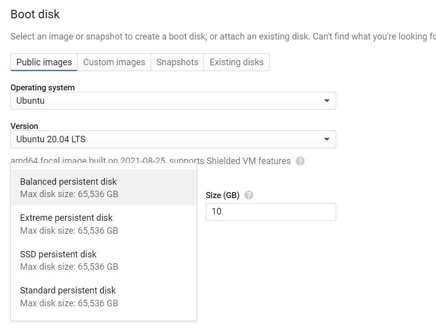kosak2000's tweet photo. [1/2] I feel like I should do UX testing for @googlecloud, because I'm not sure they ever did.

So, which one of these options would you choose for your VM's boot disk? https://t.co/pyskleESap