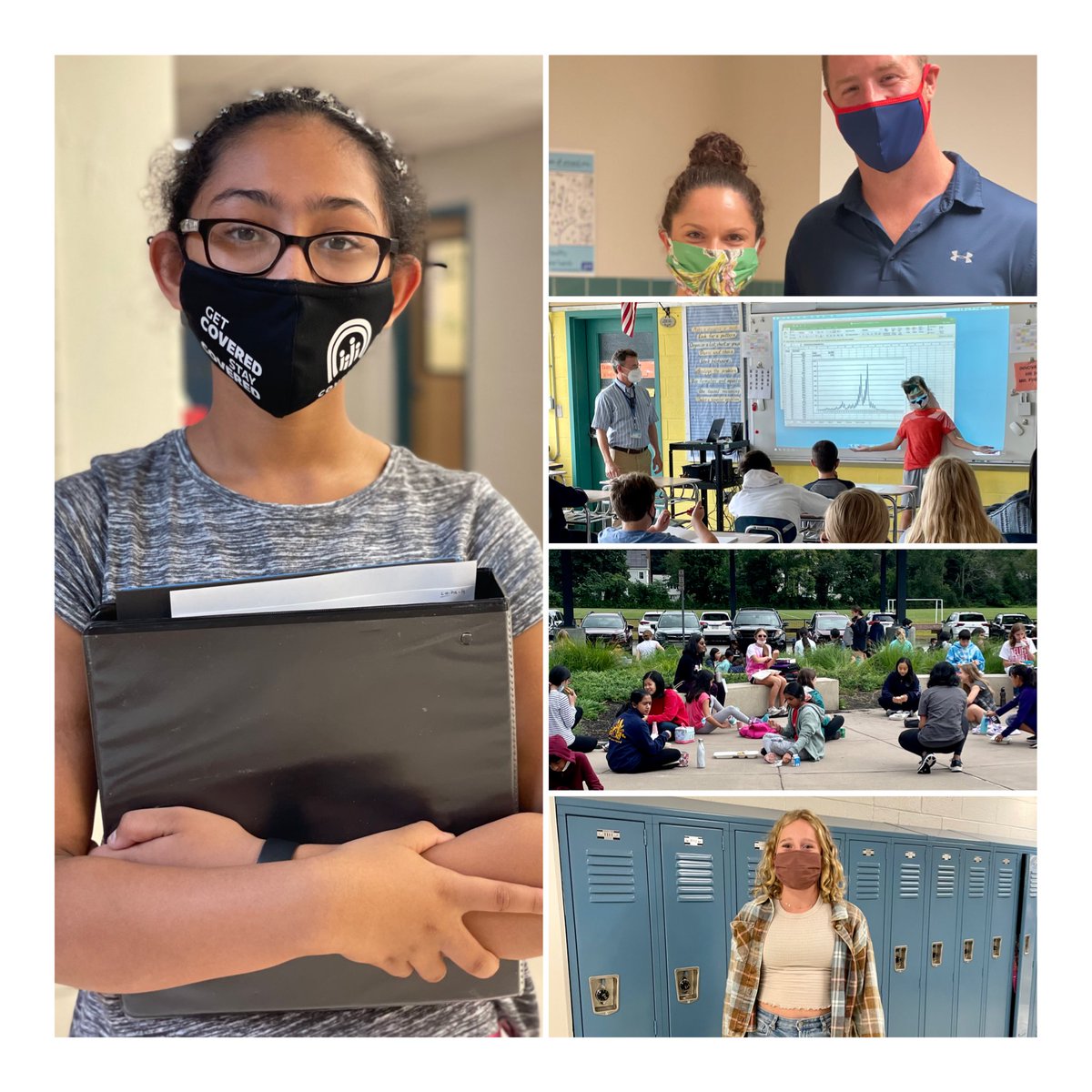 Know what I learned today in math at Diamond MS? A step-by-step analysis of the formation of hail! I also ran into some very cool kids &amp; incredibly talented staff! #BacktoSchool2021