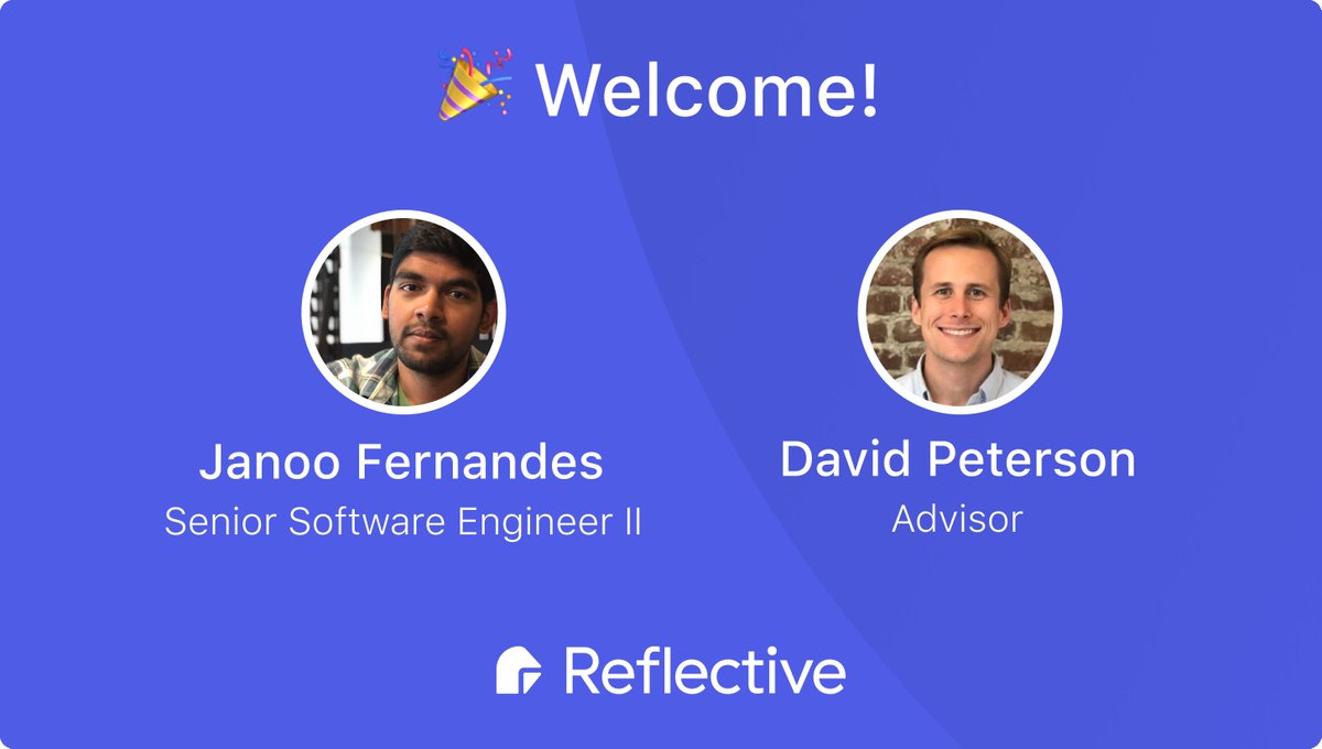 🎉 New folks at <a href="/ReflectiveHQ/">Reflective</a>!

We are thrilled to share Janoo Fernandes has joined our team as Senior Software Engineer II 👾. Prior to Reflective, he was at Kaskada where he helped launch their Studio product, enabling Data Scientists to craft their feature engineering models