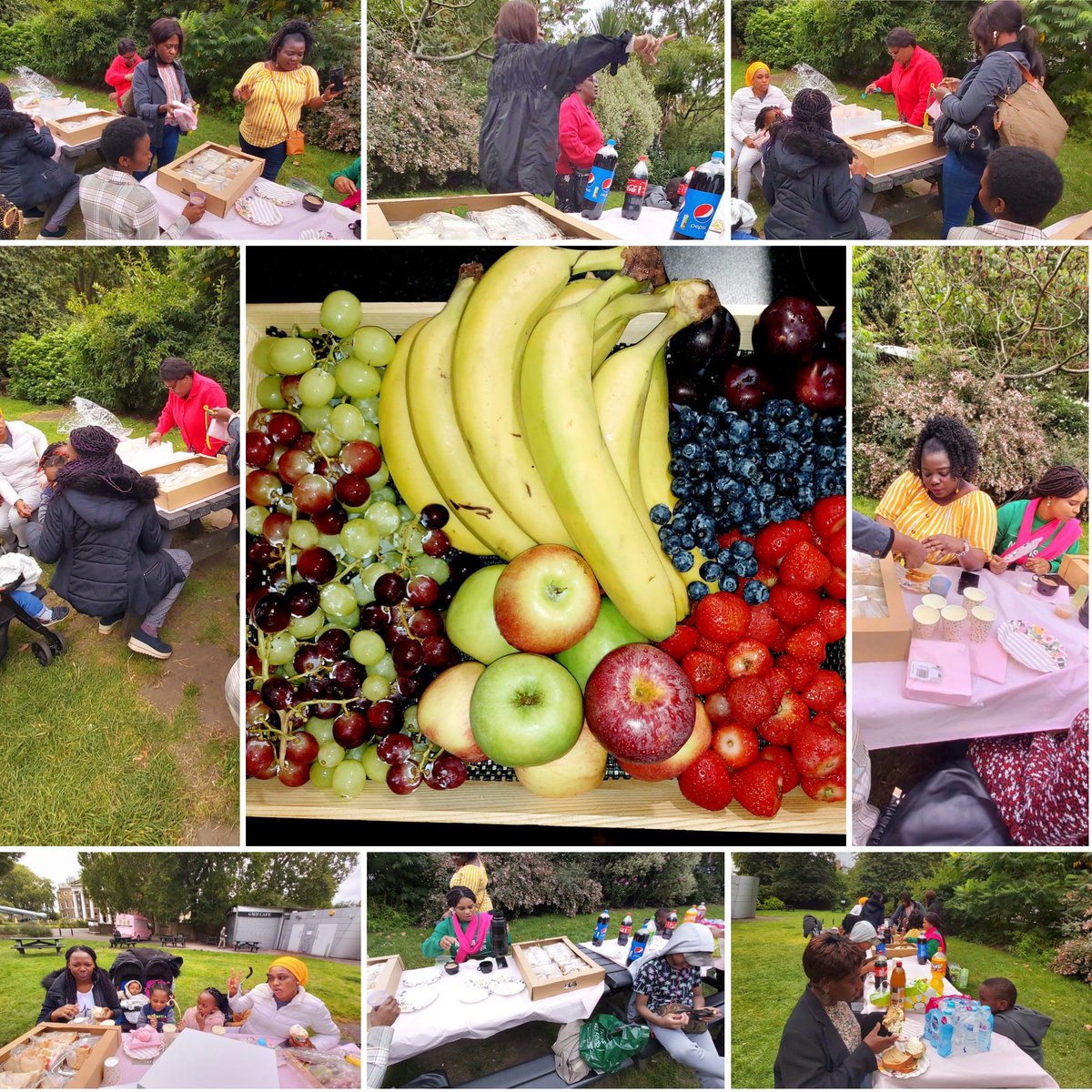 QueenEku's tweet photo. Flashback from Flashy Wings women’s day out and picnic. 💃🏿💃🏿💃🏿💃🏿
#vawggrassrootsfund 
@London_cf. Thank you to our funders. https://t.co/g2VhNEC32R