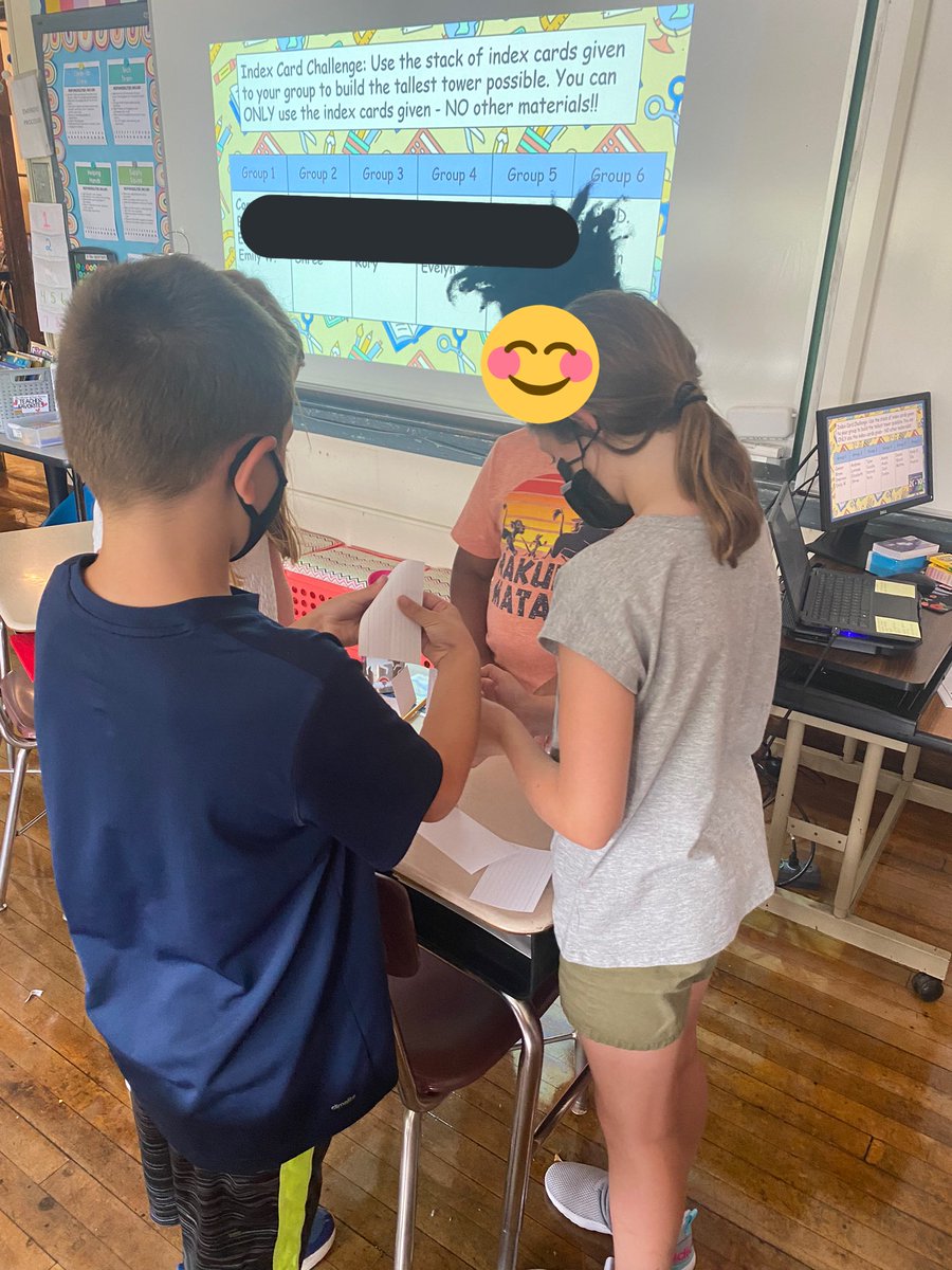 It was a great day in third grade! One of the highlights was working as a team to build the tallest tower possible using only index cards. Our tallest tower reached 21 inches! <a href="/MelrosePS/">MelrosePublicSchools</a>