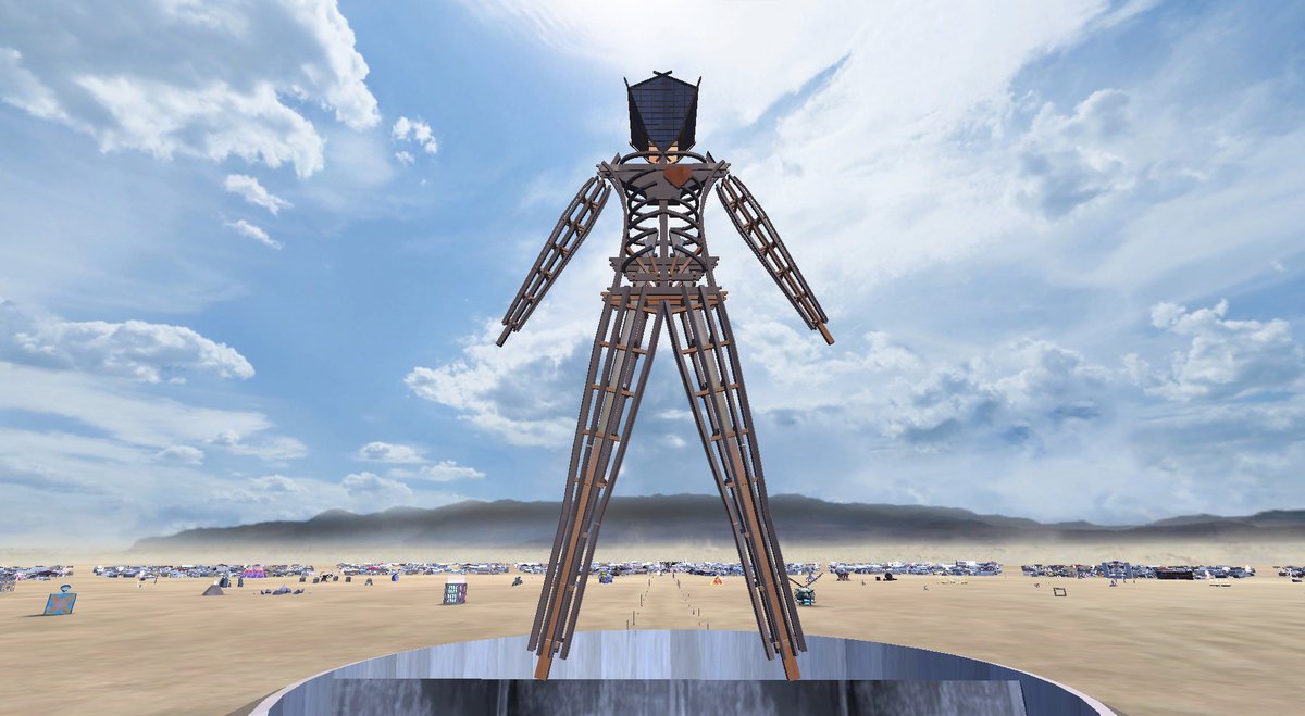 AltspaceVR's tweet image. Come hell or high water, every year the world turns, and the Man burns🔥

Don’t miss the @BRCvr Virtual Man Burn, Saturday @ 8:30pm PST / 11:30pm EST

RSVP 🎟️ aka.ms/AAdp42g