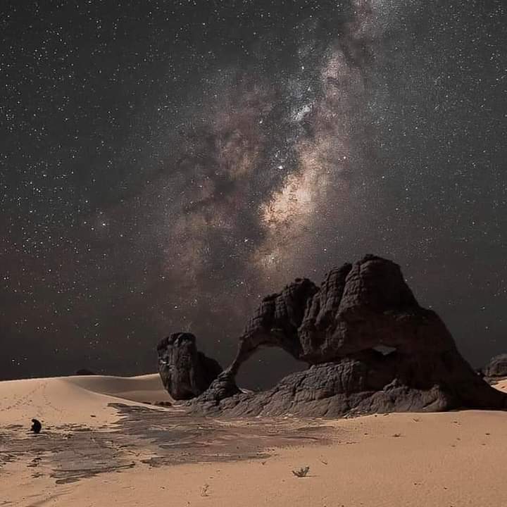 amazingAlgeriaa's tweet image. vision de rêve...🌴💕 vue de la voie lactée, du sahara...🌴🇩🇿