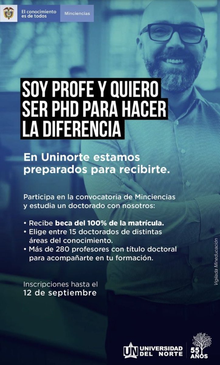naranazea's tweet photo. Interesado en beca para estudiar tu doctorado? 

Convocatoria: https://t.co/xGFW588bSQ https://t.co/GdQYyKggMf