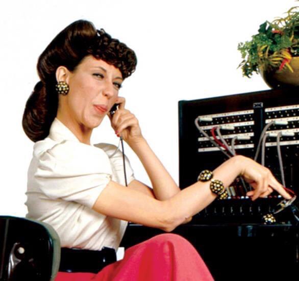 A one ringy dingy a two ringy dingy !! Happy 82nd birthday to one of my favs Lily Tomlin!!!! 