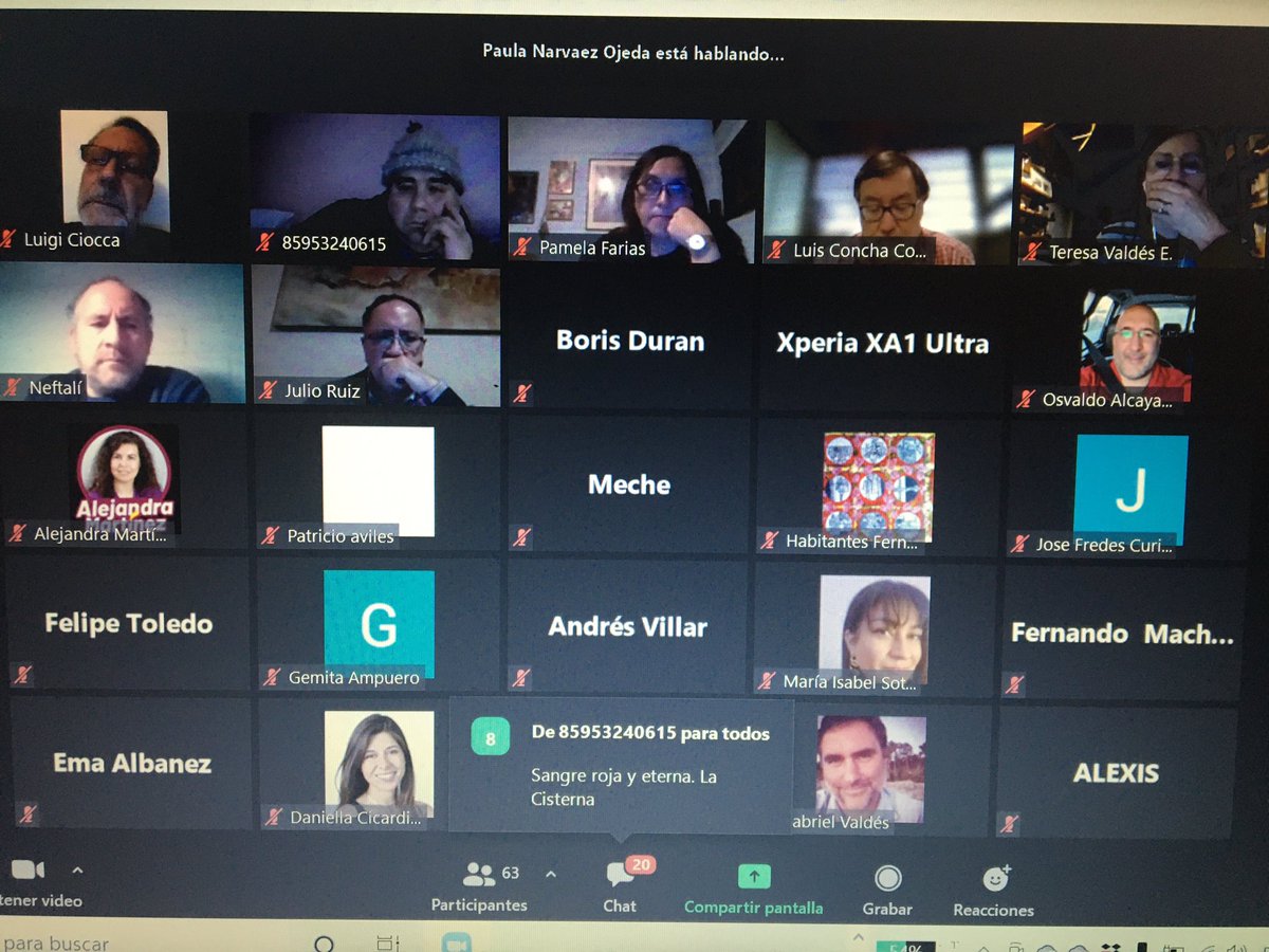 Emocionante reencuentro con <a href="/paulanarvaezo/">Paula Narváez</a> y 3 comunales que convocaron. Alemania, Curicó y Puerto Natales. 
Lo que más se repite; Gratitud, Convicción, Identidad Socialista, Reconocimiento.
Ya nos encontramos! No nos soltemos!
GRACIAS PAULA ! Seguiremos contigo siempre.